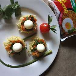 Indomie Telur Puyuh Saus Pedas